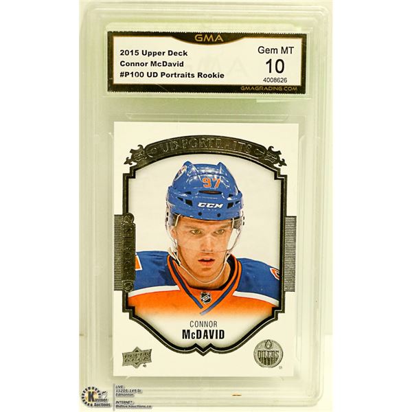 2015 - 16 UPPER DECK VO PORTRIATS CONOR MC DAVID