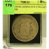 Image 1 : 1870 BELGIUM LEOPOLD II 5 FRANCS 90% SILVER