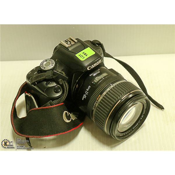 CANON T1I REBEL NO CHARGER AS IS CAMERA