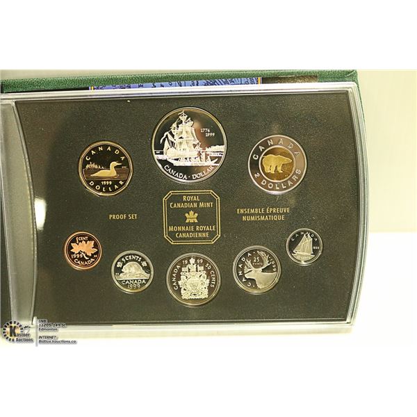 1999 PROOF SET CANADIAN COINAGE
