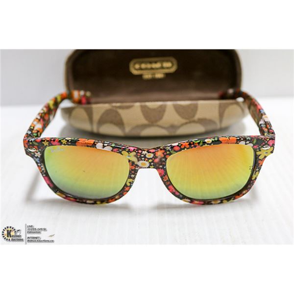 PAIR OF AUTHENTIC LADIES RAYBAN SUNGLASSES