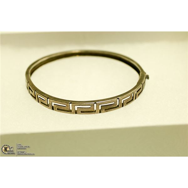GEOMETRIC .925 STERLING SILVER BRACELET