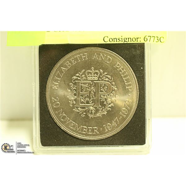 QUEEN ELIZABETH AND PHILIP 1947-1972 CROWN