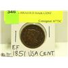 Image 1 : 1851 USA BRAIDED HAIR CENT