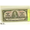 Image 1 : 1937 GEORGE VI CANADIAN $10 BANKNOTE