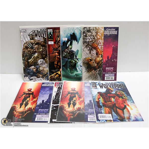 MARVEL COMICS DARK WOLVERINE LOT OF 8