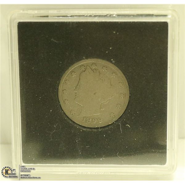 1899 USA LIBERTY HEAD 5 CENT