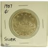 Image 1 : 1937 CANADIAN SILVER $1COIN