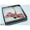 Image 1 : DRAGONFLY RHINESTONE BROOCH