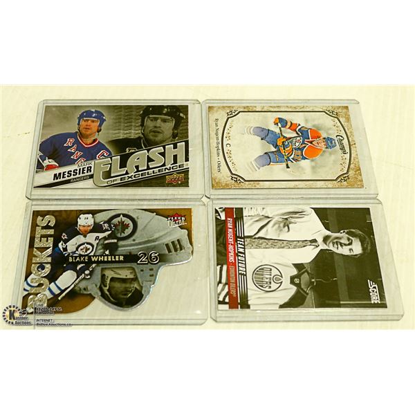 2 NUGENT HOPKINS CARDS +2 INSERT CARDS