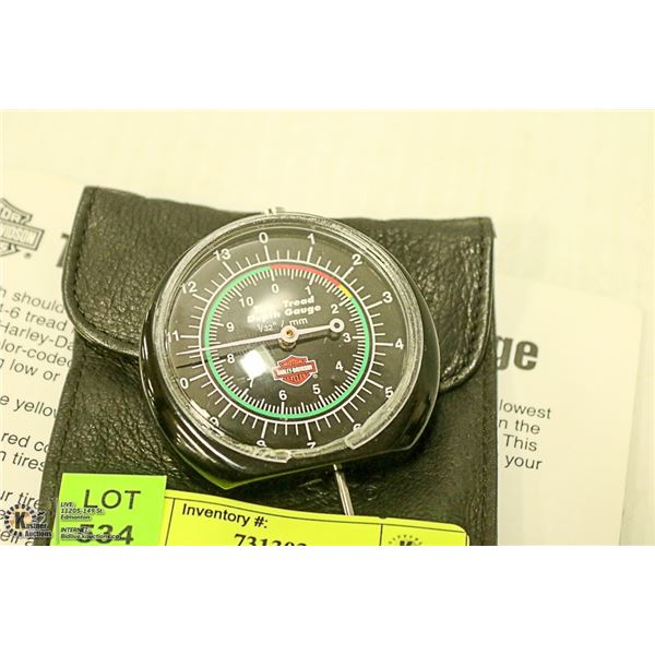 HARLEY DAVIDSON TIRE TREAD DEPTH GAUGE, SMALL