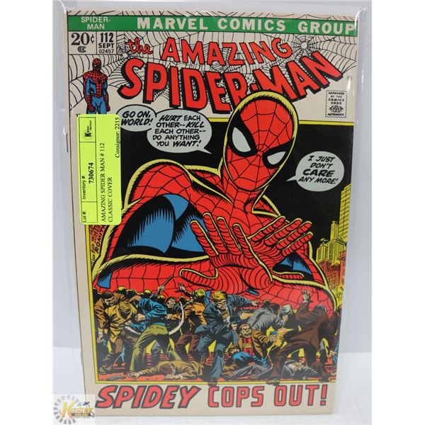 AMAZING SPIDER MAN # 112 CLASSIC COVER