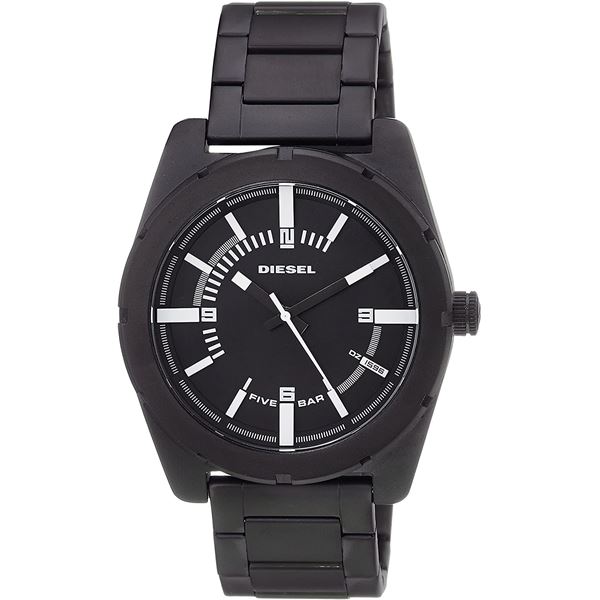 NEW DIESEL BLACK DIAL 46MM ION PLATED MSRP $229