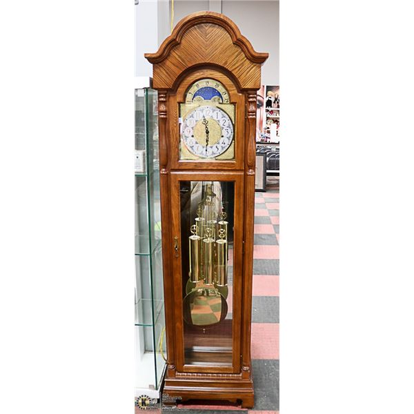 GRAND FATHER CLOCK 83" TALL