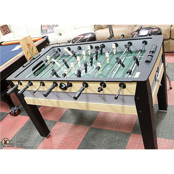 FOOSEBALL TABLE W/EXTRA REPLACEMENT PARTS