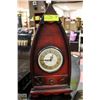 Image 1 : WOOD BOAT CLOCK APPROX 18 INCHES TALL