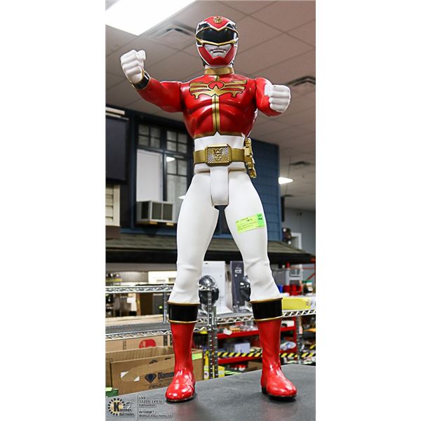 VERY LARGE POWER RANGER ACTION FIGURE, STANDS UP