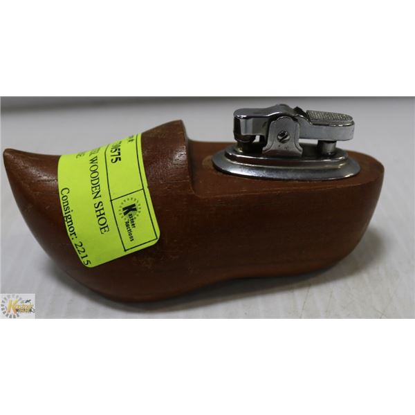 UNIQUE LIGHTER WOODEN SHOE HOLLAND MADE
