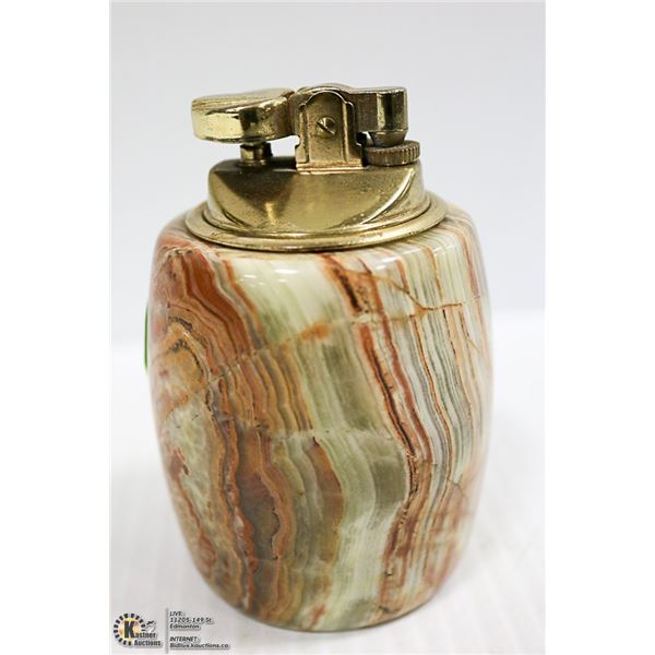 UNIQUE LIGHTER CARVED SOAP STONE MADE IN ITALY