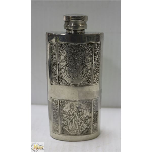 LIQUOR FLASK CRAFTED BY SHEFFIELD ENGLAND