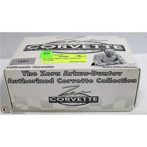 BY ZORA ARKUS 1980 CORVETTE 1/32 RARE