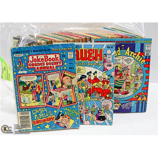 DOZENS OF ARCHIE COMIC DIGESTS OLD SCHOOL