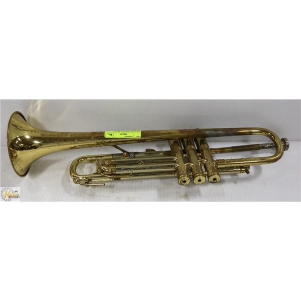 FOR DECOR ORIGINAL BRASS TRUMPET