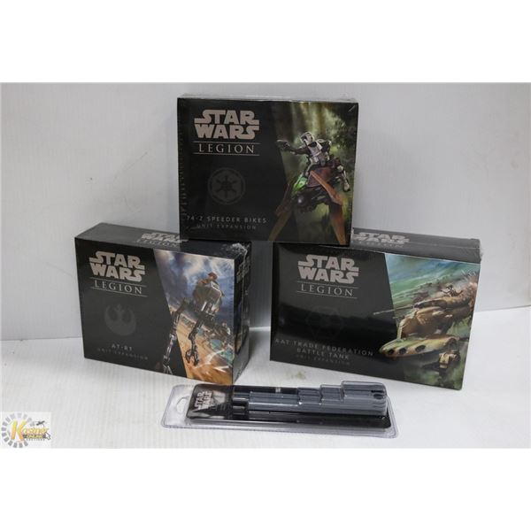 STAR WARS BOX OF LEGION COLLECTIBLES UNOPENED