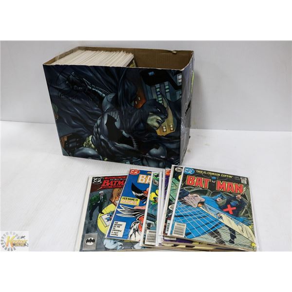 BATMAN BOX OF COMICS.  MANY DOZENS OF COMIC BOOKS.
