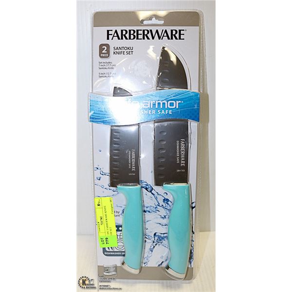 NEW 2PC FARBERWARE KNIFE ARMOR SET