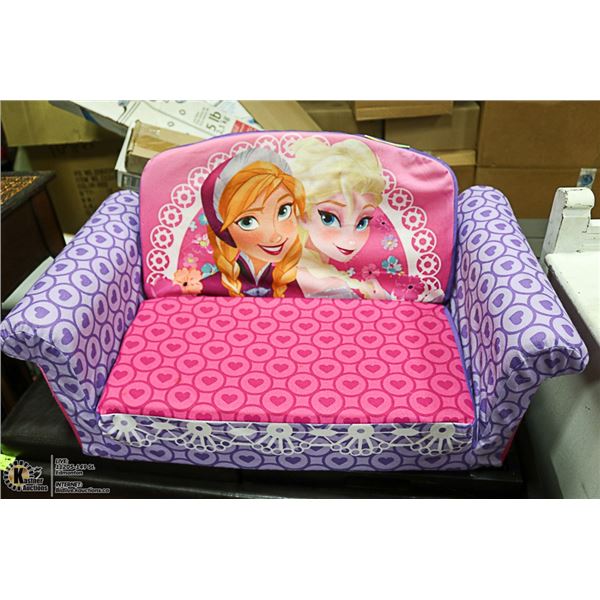 KIDS FLIP-OPEN FOAM SOFA - FROZEN THEME