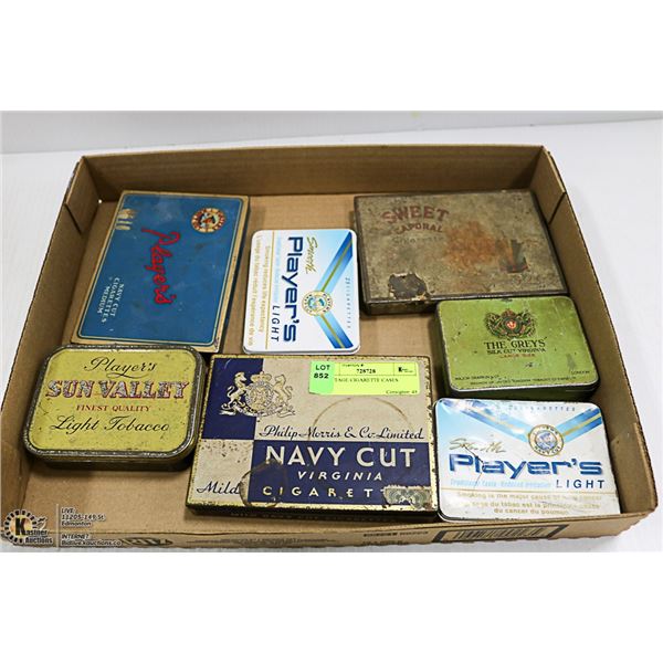 7 VINTAGE CIGARETTE CASES