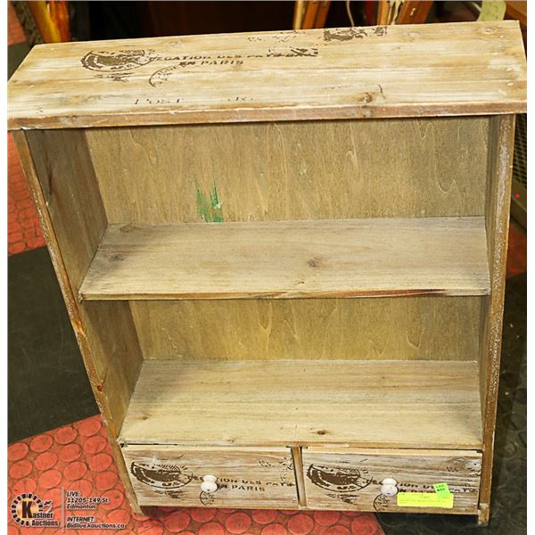 SHOWHOME WOOD SHELF WITH PRINT