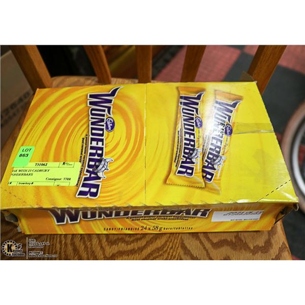 BOX WITH 23 CADBURY WONDERBARS