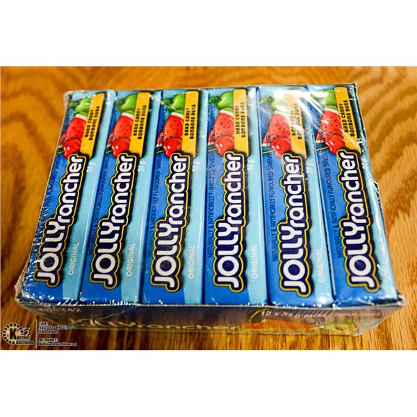 PACK OF TWELVE 34G JOLLY RANCHER ORIGINAL CANDIES