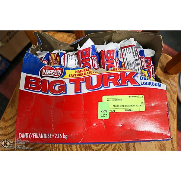 BOX WITH 30 NESTLE BIG TURK BARS