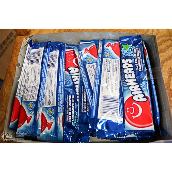 BOX OF BLUE RASPBERRY AIRHEADS