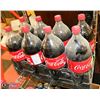 Image 1 : FLAT OF 8 COCA-COLA  2L BOTTLES