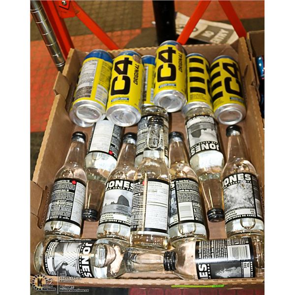 FLAT WITH C4 ORIGINAL AND JONES CREAM SODA