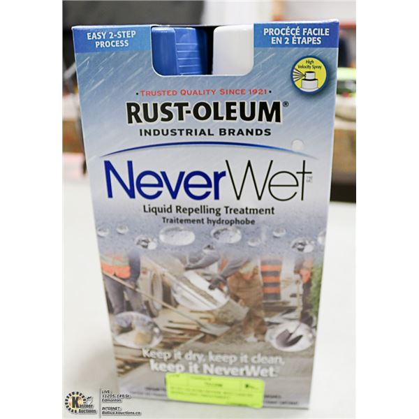 RUST-OLEUM NEVER WET LIQUID REPELLING TREATMENT