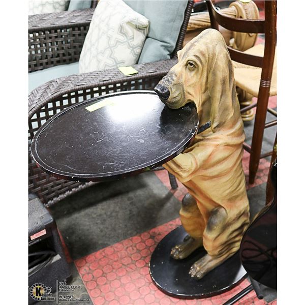 DECORATIVE DOG STAND SHELF 32" TALL