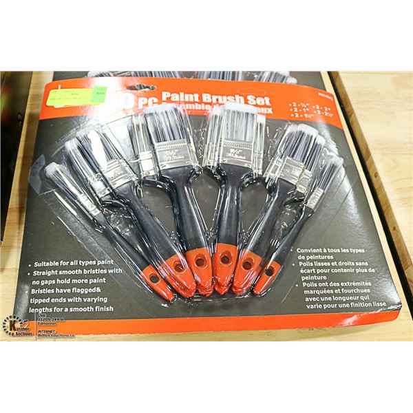 NEW 10PC PAINT BRUSH SET