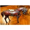 Image 1 : HANDCRAFTED LEATHER BROWN HORSE
