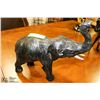 Image 1 : HANDCRAFTED LEATHER ELEPHANT