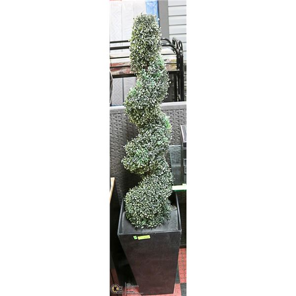 LOT OF 2 STANDING 6' TALL ARTIFICIAL TREE WITH