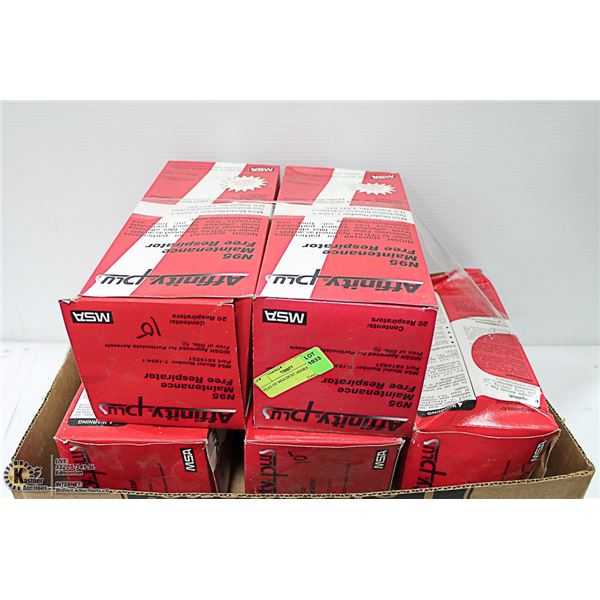 FLAT OF MSA DUST MASKS