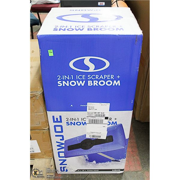 SNOW JOE 2 IN 1 SNOW BROOM