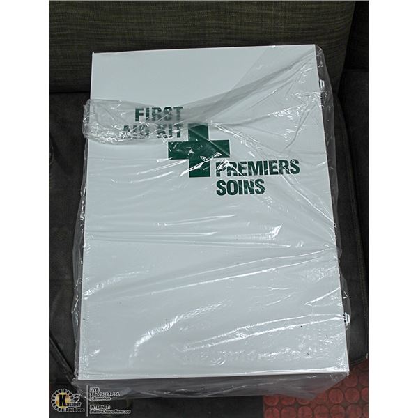 NEW FIRST AID KIT METAL CASE