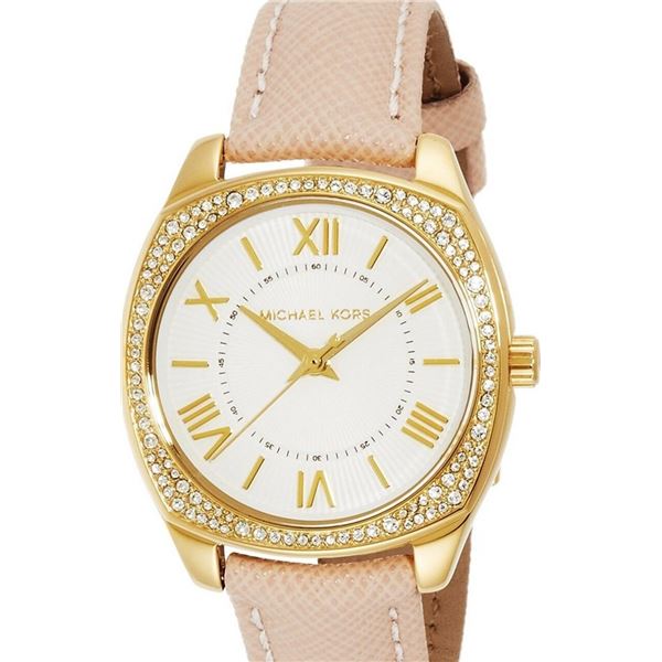 NEW MICHAEL KORS 33MM WHITE DIAL WATCH MSRP $299