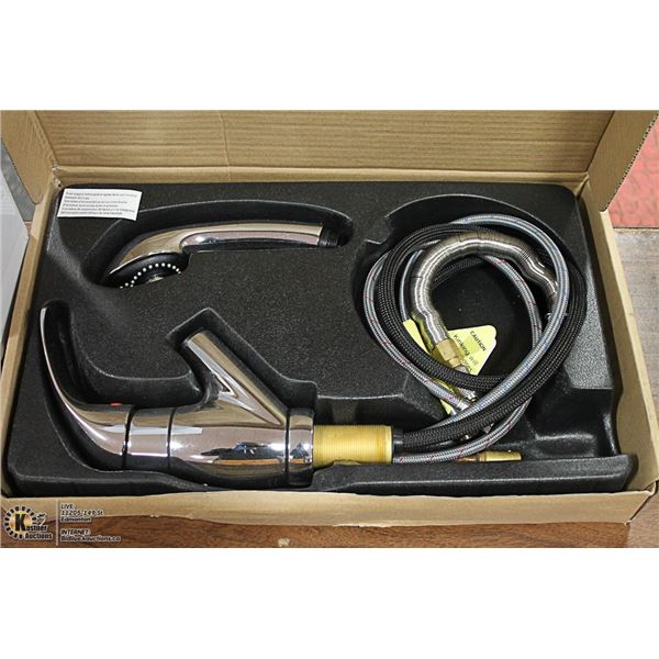 1 - 'GERBER' KITCHEN SINK TAP WITH PULLOUT SPOUT